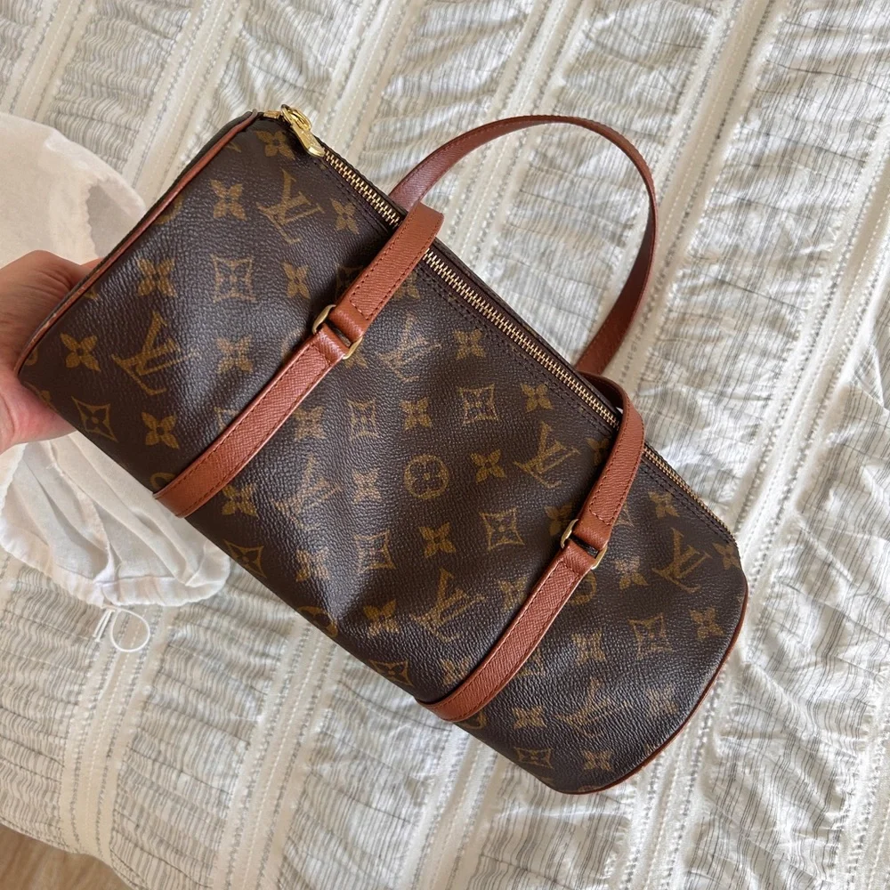 Louis Vuitton LV Hand Bag Papillon 30 Old Style Brown Monogram - Picture 7 of 16